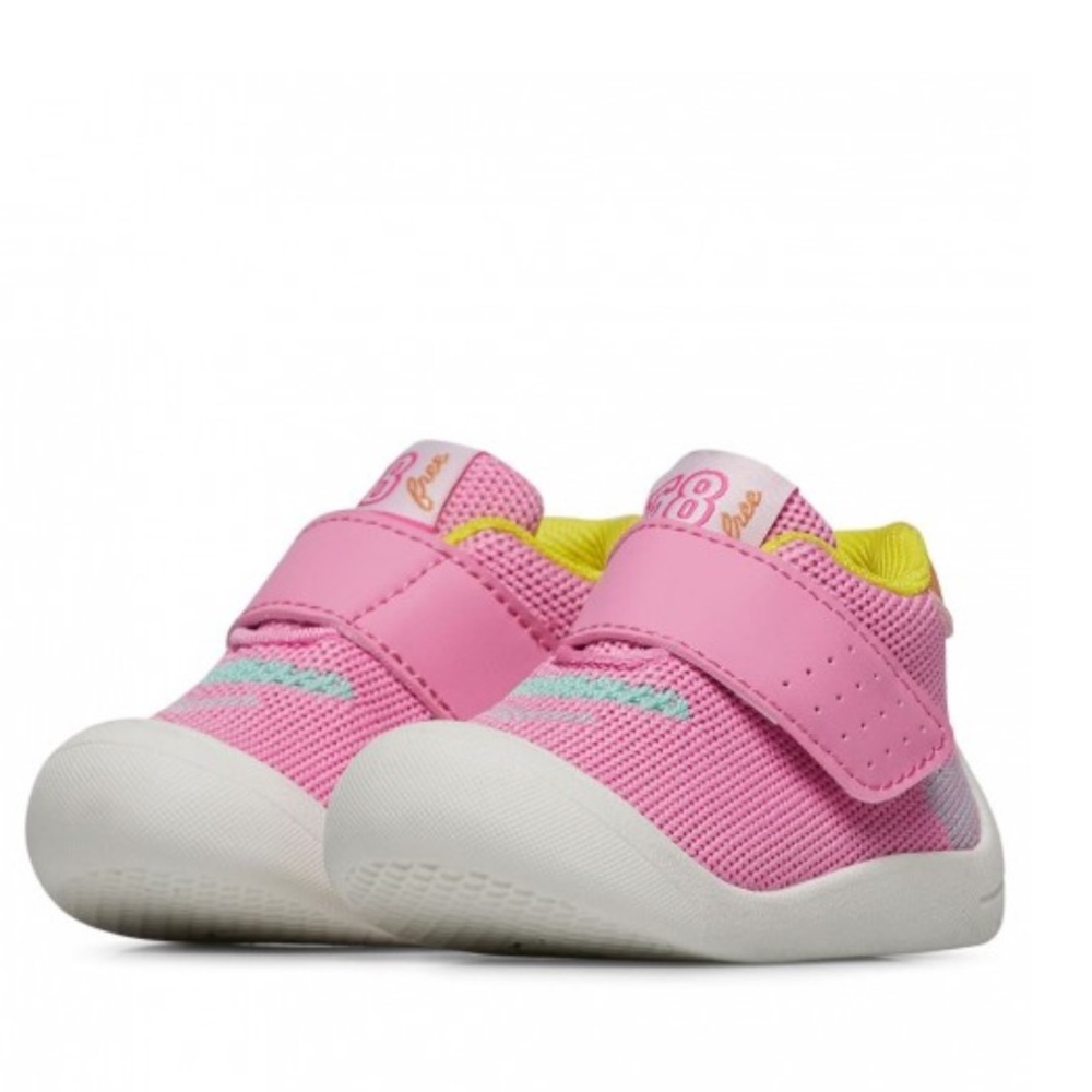 NWT FALCOTTO FREE VL. - First steps shoes in faux leather and fabric White-Pink - Picture 2 of 13